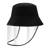 Anti Droplet Face Shield Fisherman Hat Black Dust Proof Cover Face Anti Fog Full Face Mask Protective Baseball Cap