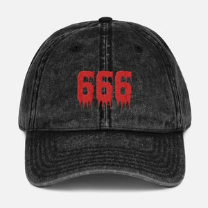 666 Vintage Cotton Twill Cap
