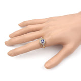 Lucky Eye Gold Evil Eye Ring Turkish Crystal Ring for Men Women Fashion Jewelry EY75
