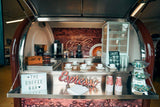 Fiberglass Kiosk Food Truck for Sale Europe Catering Trailer Chocolate Making Machine