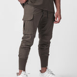 NS040 Gym Cloth Wear Trouser for Men 3D Pocket Cargo Pants Men Sport Bottoms Men's Pants & Trousers