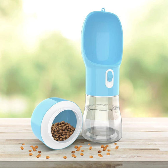 Dog Water Bottle Portable Pet Drinking Water Feeder Bowl Dog Cat Food Feeding for Puppy Dog Cat Outdoor Walking Travel Supplies