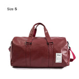 Gym Bag Leather Sports Bags Dry Wet Bags Men