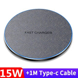 30W Fast Wireless Charger Pad for Samsung S20 S10 S9 Note 9 10 20 Qi Induction Charging for iPhone 12 11 Pro XS Max XR X 8 Plus