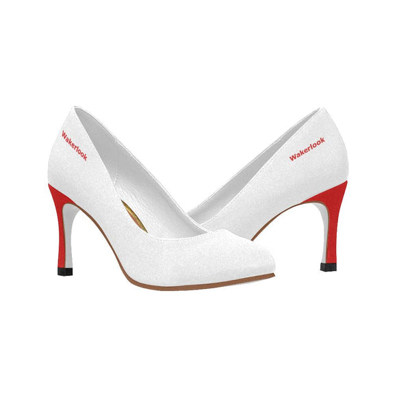 Original Wakerlook Women's white and red heels