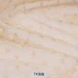 Fashionable Mesh Lace Fabric Jacquard Mesh Fabric Wedding Fabric for Sewing Dress and Girl‘s Tulle Skirt 45X150cm/Pcs TJ1931