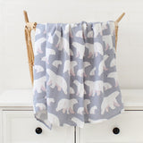 Baby Swaddle Muslin Blanket for Infant Wrap 30%Cotton + 70%Bamboo