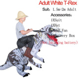 T REX Riding Costume for Adults Jurassic World Mascot Inflatable Costume