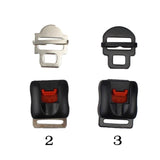 Motorcycle Helmet Buckles Chin Strap Speed Sewing Clip Bicycle Helmet Buckles Motor Bike Motocross Chin Strap Flexible Clip