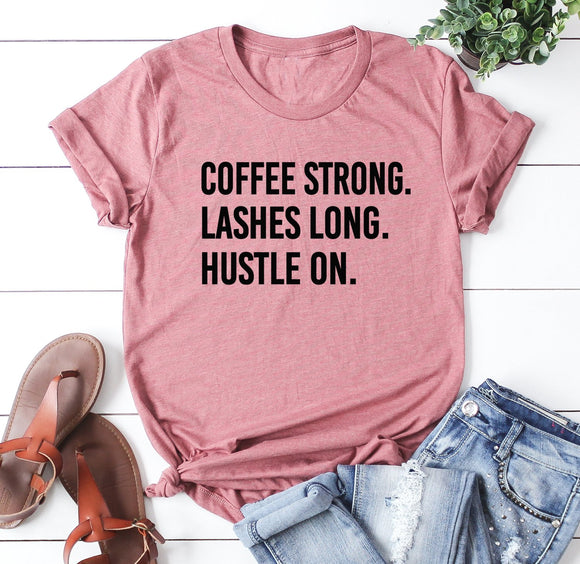 Coffee Strong Lashes Long Coffee Strong Unisex