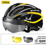 CoolChange Bicycle Helmet EPS Insect Net Road MTB Bike wind resistant
 Lenses Integrally-molded Cycling Casco Ciclismo