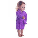 Cute Soft Robe Dolls Robe Fit For 18