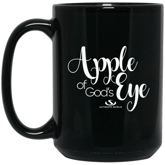 APPLE OF GOD'S EYE 15 oz. Black Mug