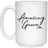 AMAZING GRACE 15 oz. White Mug