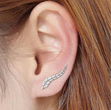 Fabulous 1Pair Women Metal Leaf Earrings Ear Clip