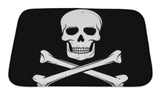 Bath Mat, Pirate Flag Jolly Roger Pirate Flag With Skull And Cross Bones