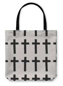 Tote Bag, Cross Pattern