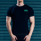 FormFit T-Shirt - Black & Bright Green