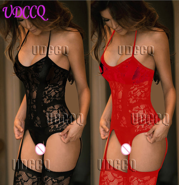 plus size Sexy Lingerie Women Erotic Lingerie Hot Sex Products Sexy Costumes Underwear Slips Intimates Dress Bodysocks Q001