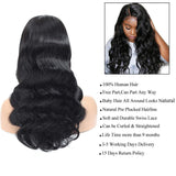 Body Wave 4x4 Lace Closure Wig Brazilian Body Wave Lace Closure Human Hair Wigs Human Hair Wigs For Women With Baby Hair QUEEN