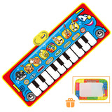 Coolplay Electronic Musical Mat Carpets Keyboard Baby Piano Play Mat Musical Instrument Montessori Toy Educational Toys for Kids
