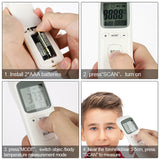 Drop Shipping Infrared Thermometer Non-Contact Digital Forehead Thermometer+LCD Backlight for Adult/kids/Baby Wholesale