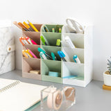 Sharkbang Kawaii Large Capacity Desk Pen Holder Pencil Makeup Storage Box Desktop Organizer Stand Case School Office Stationery