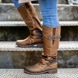 Fashion Women Boots Winter Over The Knee Heels Quality Suede Long Comfort Square Botines Mujer Thigh High Boot Botas Mujer