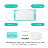 20/50/100Pcs 5 Layer PM2.5 Mask Filter Pads for Mask Filter Mouth Face Protective Skin Friendly Dustproof Pad