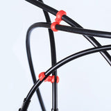 20pcs Bicycle MTB Brake Cable S Style Clips Buckle Hose Guide Bike Cross Line Clip