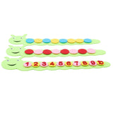 Montessori Math Toys Children Game Color Sorting Teaching Kindergarten Manual DIY Weave Cloth Early Learning Education Kids Toys
