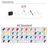 TouchFIVE 30/40/60/80 Color Markers Manga Drawing Markers Pen Alcohol Based Sketch Felt-Tip Oily Twin Brush Pen Art Supplies