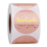 24Types Pink Label Stickers Foil Thank You Stickers 1'' 500pcs Taste Business Order Home Hand madeSticker Wedding Envelope Seals