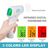 Digital LCD Non-contact IR Infrared Thermometer Surface Temperature Measurement Data Hold Function 3 colors
