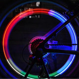 Bicycle Lights with Batteries Wheel Spoke Lamp LED Bike Valve Lights Tyre Tire Valve Cap MTB Bike Light Bicycle Bike Accessories
