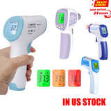 us stock 5Option Digital Infrared Temperature Non-Contact Ear Forehead Temperature Measurement Led Display Screen for Baby Adult