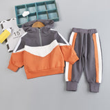 Spring Autumn Children Boys Girls Clothes Suit  Baby Solid Jacket Pants 2Pcs/sets Toddler Active Cotton Clothing Kids Tracksuits