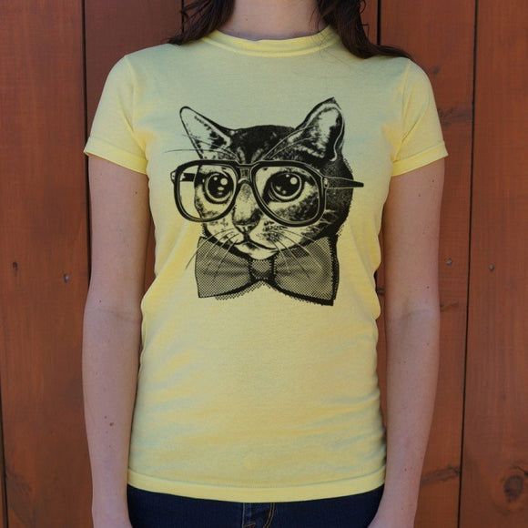 Nerd Cat T-Shirt (Ladies)