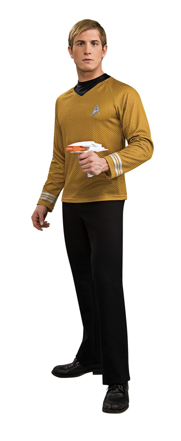 Star Trek Movie Dlx Shirt Gold XL
