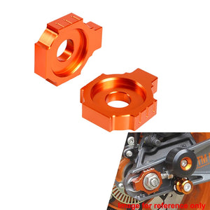 Rear Axle Spindle Chain Adjuster For KTM RC 125