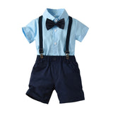 Summer Cute Infant Baby Boys Gentleman Bow Tie T