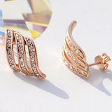 Rose Gold studded Personality Stud
