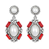 Fashion Zircon earrings love heart