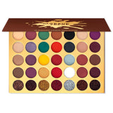 Makeup Freak Blessing 35 Color Pigmented Eyeshadow Palette With Glitter Autumn - shopwishi 
