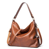 Causal Hobo Bag for Women Vegan Leather With Crossbody Long Strap