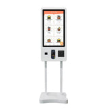 32 Inch Food Ordering Interactive Self Service Bill Payment Kiosk Cash Acceptor Ticket Vending Machine