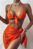 2021 Sexy Women Chiffon Swimwear Pareo Scarf Cover Up Wrap Kaftan Sarong Beach Wear 18 Color Bikinis Cover Ups Sexy Skirts