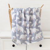 Muslin Baby Blanket Bamboo Cotton Swaddle Wrap