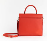 SIMONE - Red Print Vegan Leather Handbag