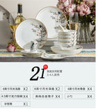 Jingdezhen Ceramic Bone China Tableware Set